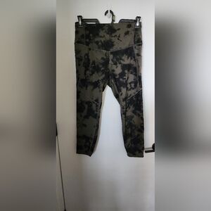 Evolution and Creation Charcol And Green Leggings